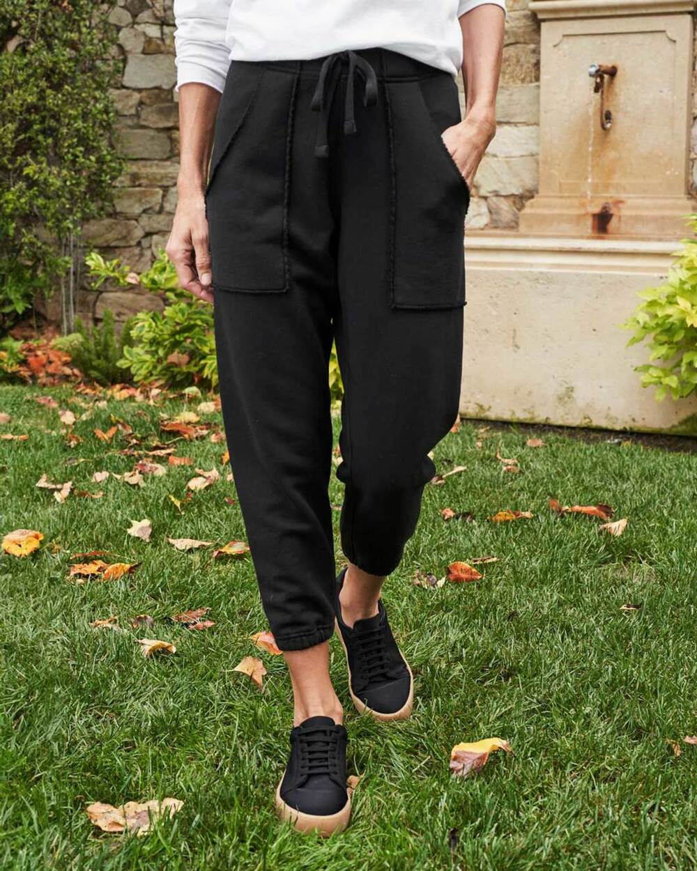 Frank & Eileen Eamon Jogger Pants Black Sweatpants Extra Small XS